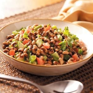Black-Eyed Pea Salad with Avocado and Jalapeno