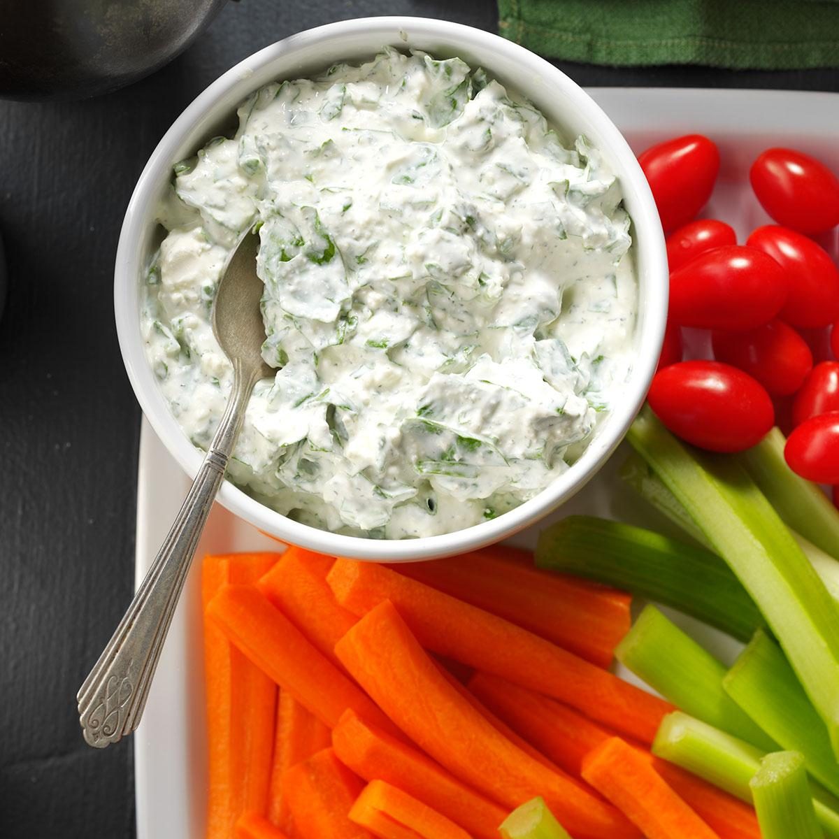 Creamy Feta-Spinach Dip