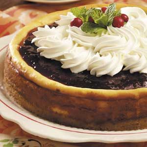 Festive White Chocolate Cheesecake