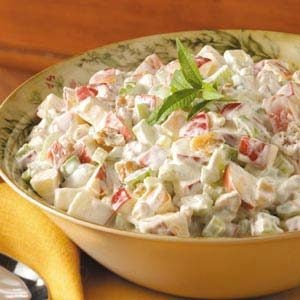 Waldorf Salad with Whipping Cream