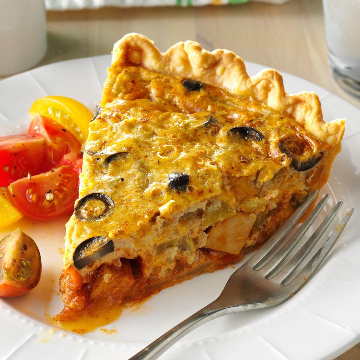 Chicken Taco Quiche