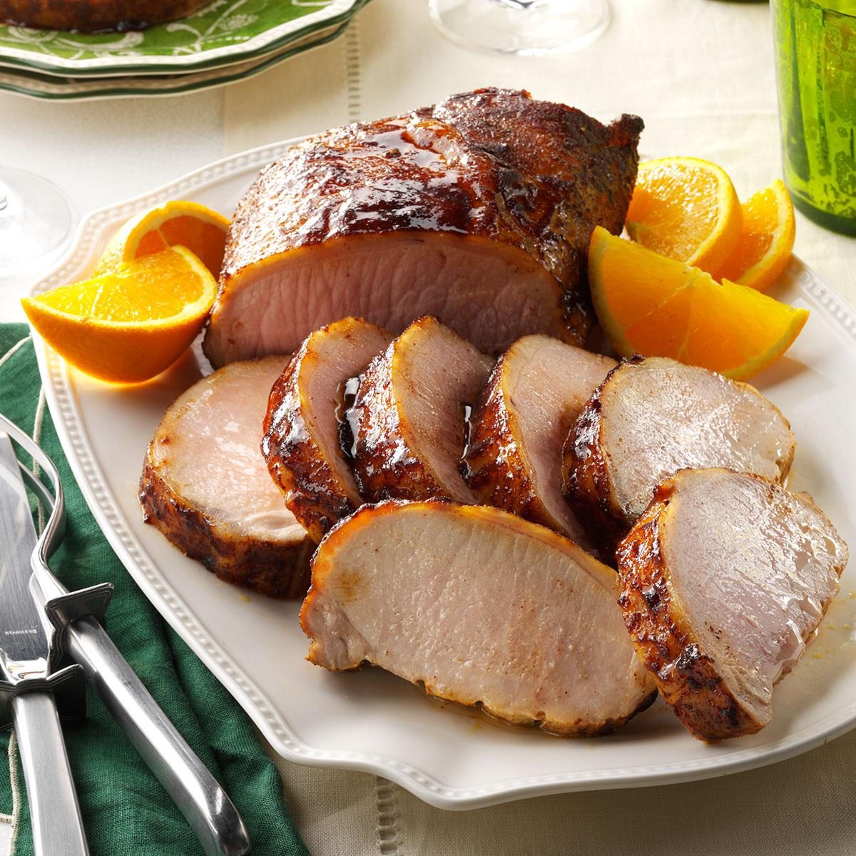 Honey-Orange Glazed Pork Loin