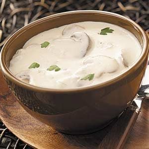 Hearty Cream of Mushroom Soup