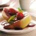 Poached Pears with Raspberry Sauce