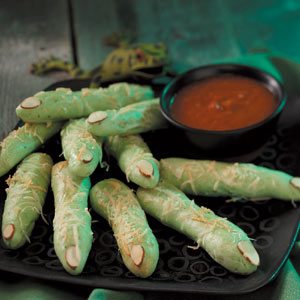 Witch’s Hairy Finger Breadsticks