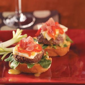 Beefstro Bruschetta  Burgers