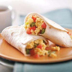 Scrambled Egg Wraps