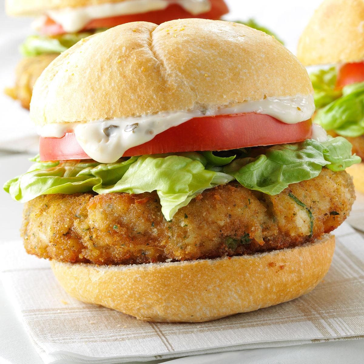 Cajun Crab Burgers