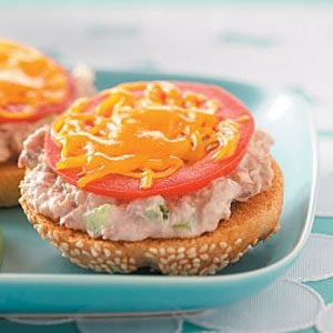 Open-Faced Tuna Melts