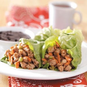 Quick Chicken Lettuce Wraps