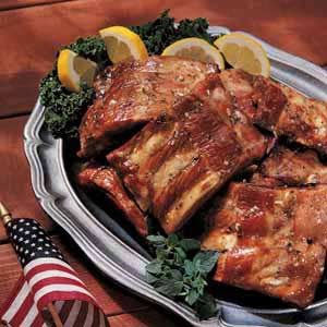 Honey Barbecued Spareribs