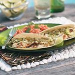 Grilled Halibut Tacos with Salsa Verde