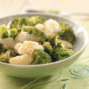 Grilled Broccoli & Cauliflower