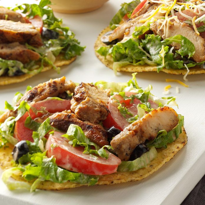 Chicken Tostada Salad