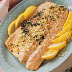 Lemon Herbed Salmon Recipe: How to Make It | Taste of Home