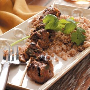 Moroccan Beef Kabobs