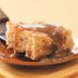 Rhubarb Coffee Cake with Caramel Sauce