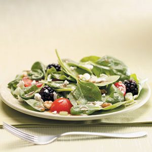 Blackberry Spinach Salad