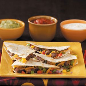 Southwest Steak Quesadillas