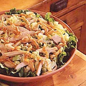 Chinese Chicken Salad with Peanut Sesame Dressing
