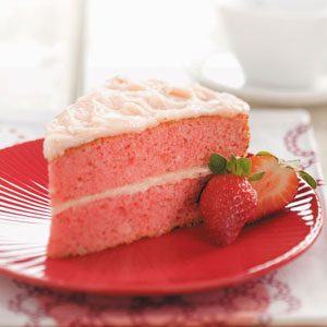 Makeover Strawberry Cake