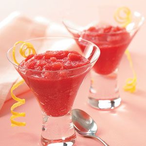 Strawberry & Wine Sorbet