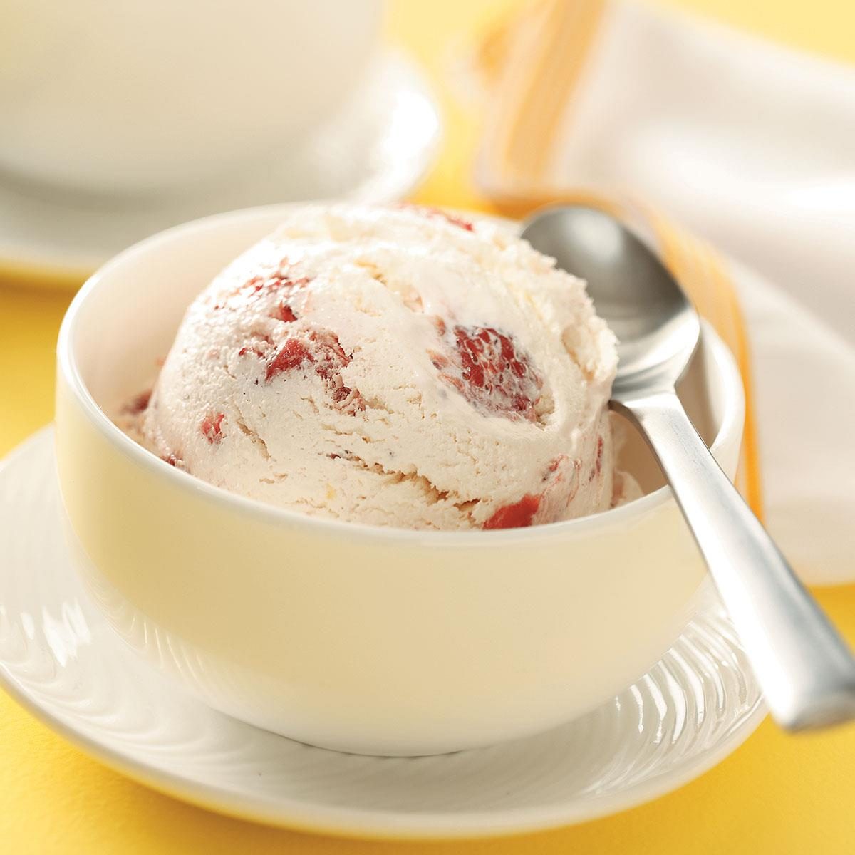 Contest-Winning Strawberry Cheesecake Ice Cream