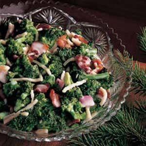 Fresh Broccoli Salad with Bacon