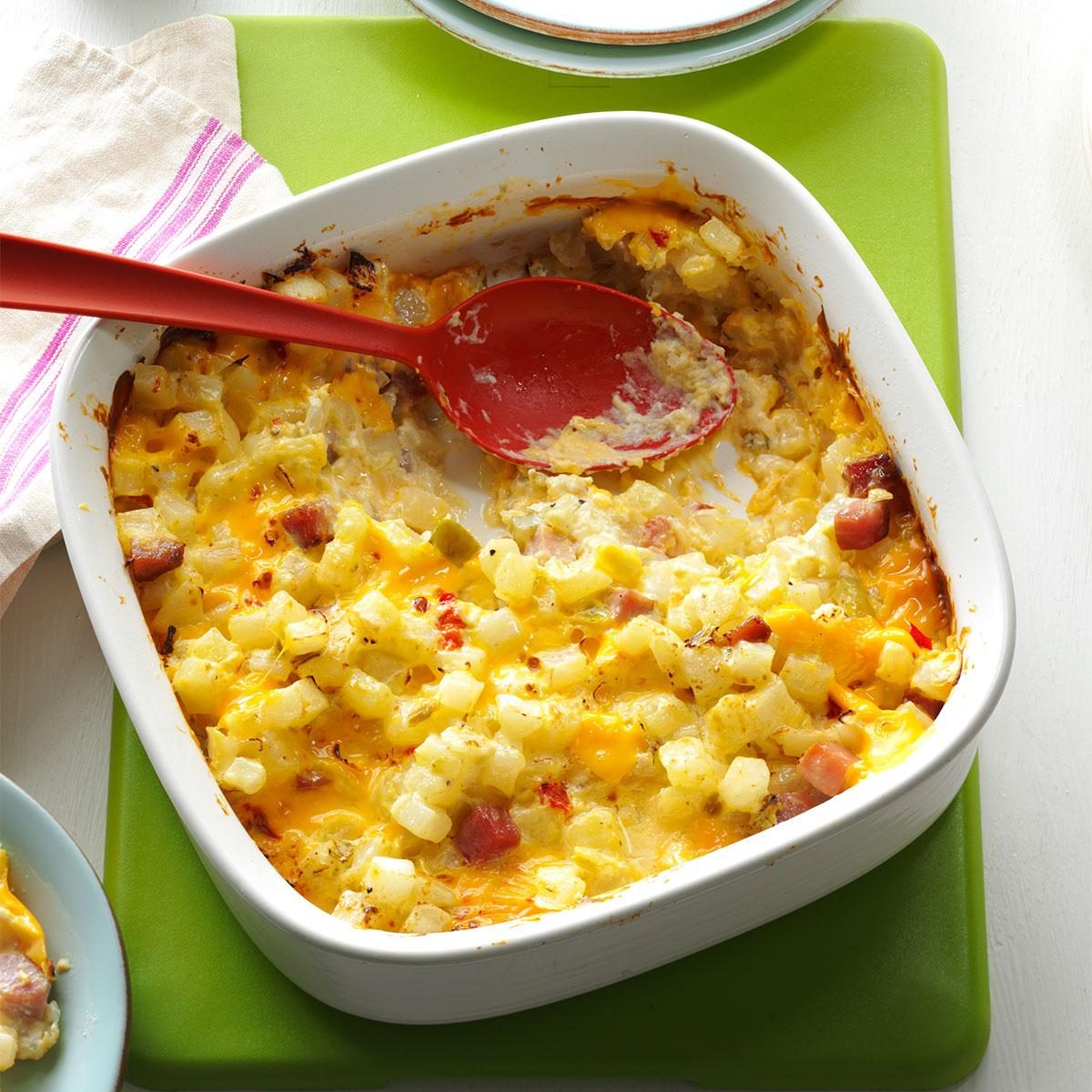 Ham & Cheese Potato Casserole