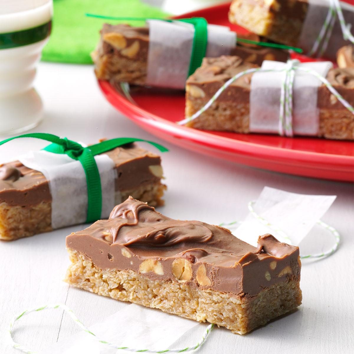 Peanutty Candy Bars