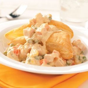 Creamed Turkey with Puff Pastry
