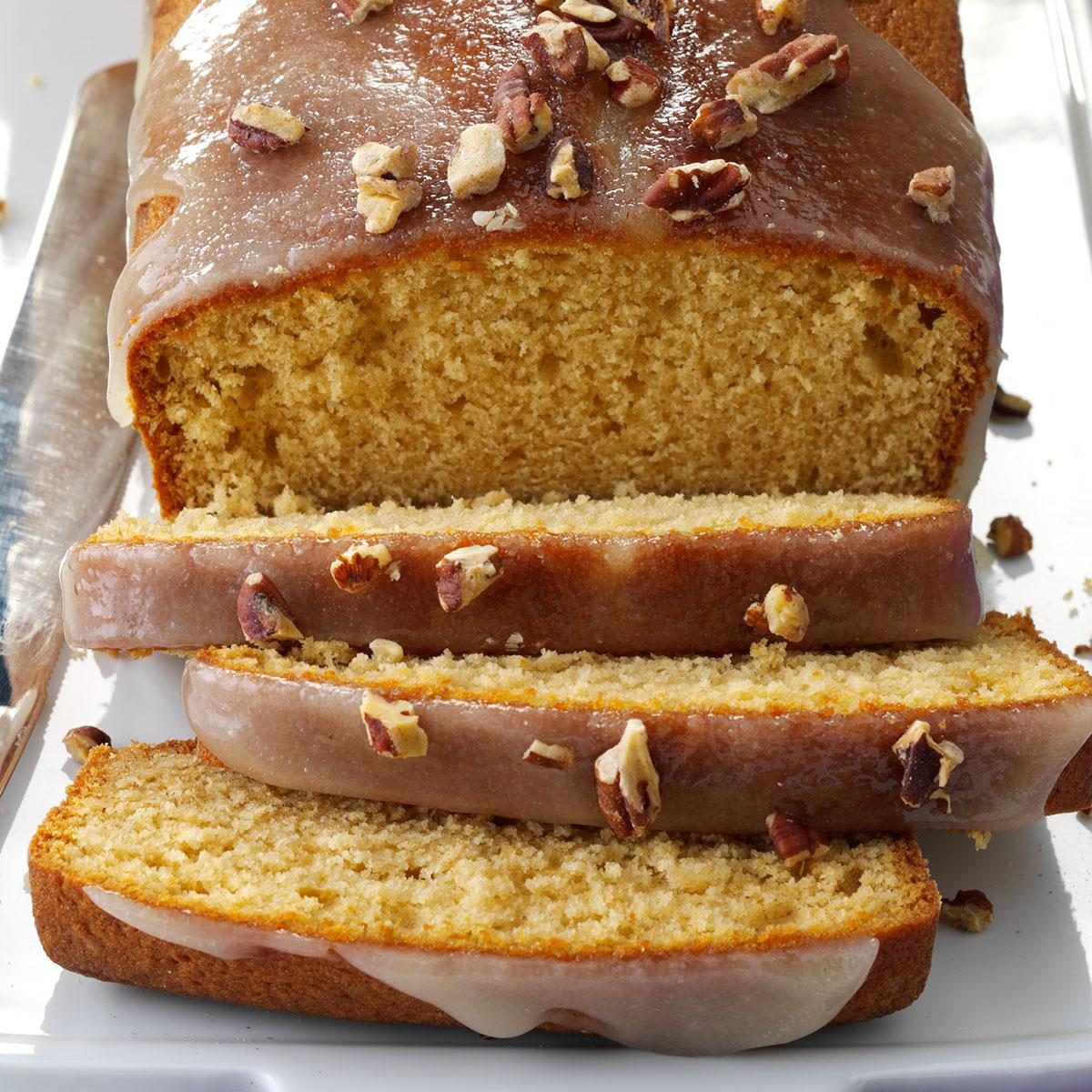 Glazed Spiced Rum Pound Cakes