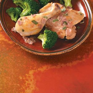 Prosciutto Chicken in Wine Sauce