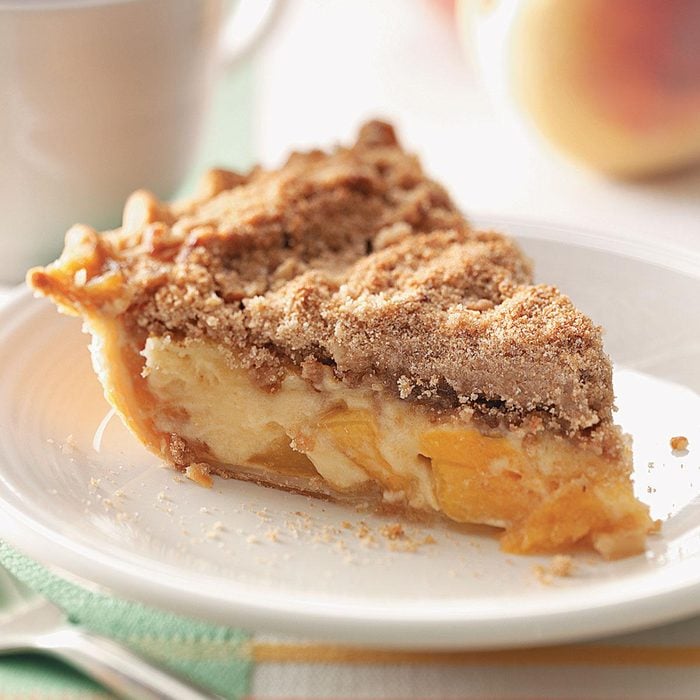 Sour Cream Peach Pecan Pie