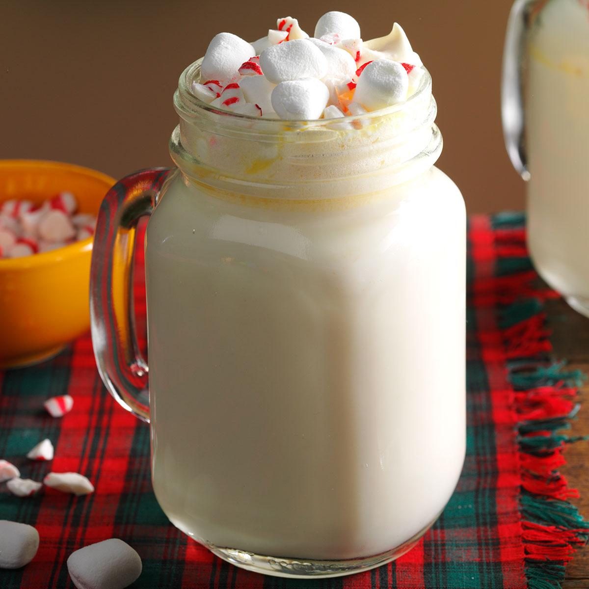 Peppermint White Hot Chocolate