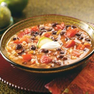 Southwest Black Bean Soup