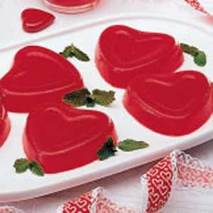 Red-Hot Molded Hearts