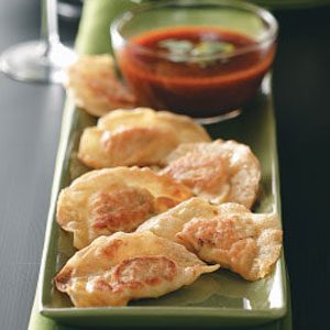 Shrimp Pot Stickers with Ginger-Lemon Sauce