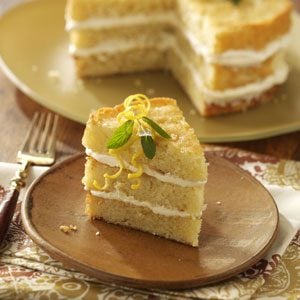 Best Lemon Cream Cake Recipe - How to Make Lemon Cream Cake