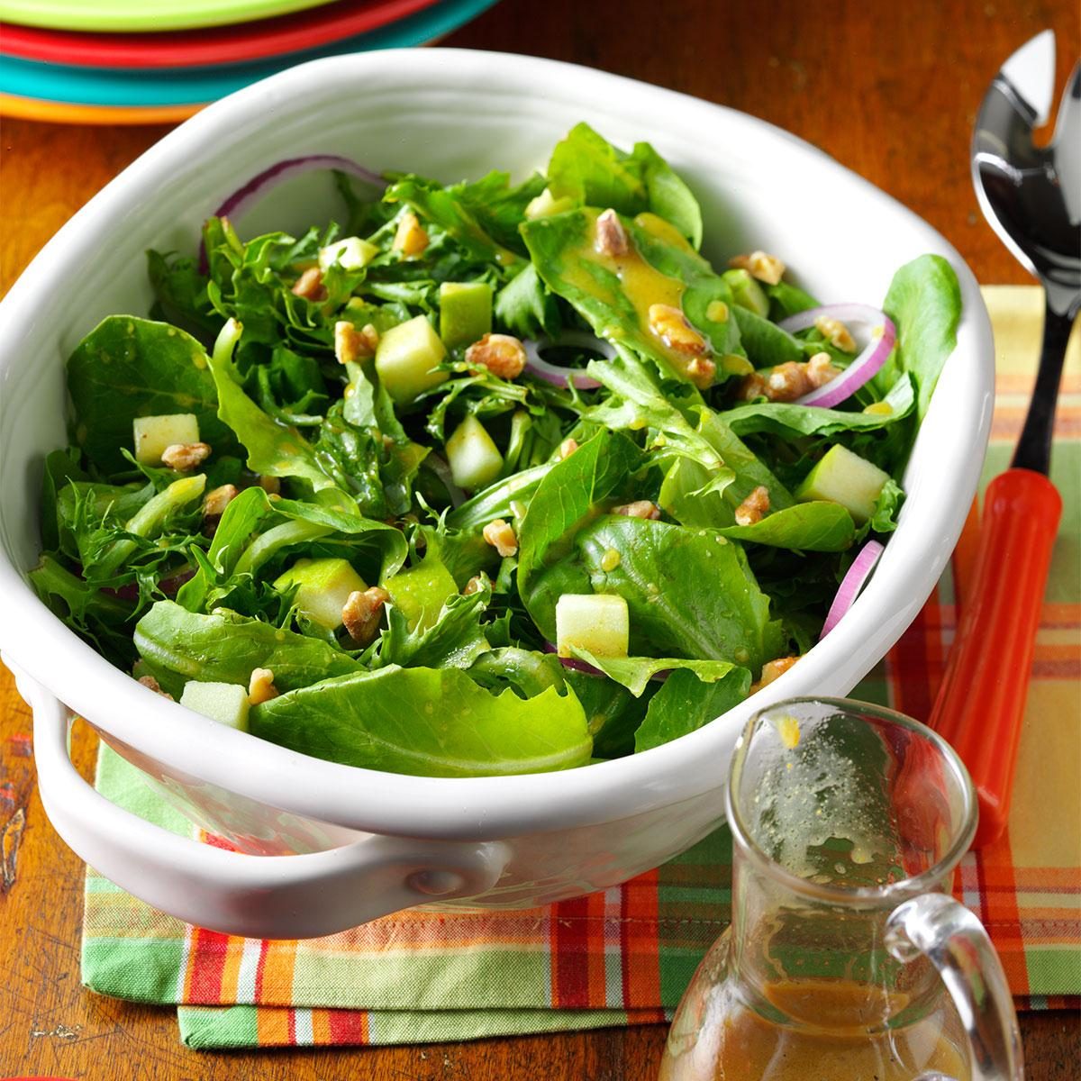 Mixed Green Salad with Dijon Vinaigrette Recipe 