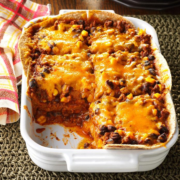 Chili Tortilla Bake Recipe: How to Make It | Taste of Home