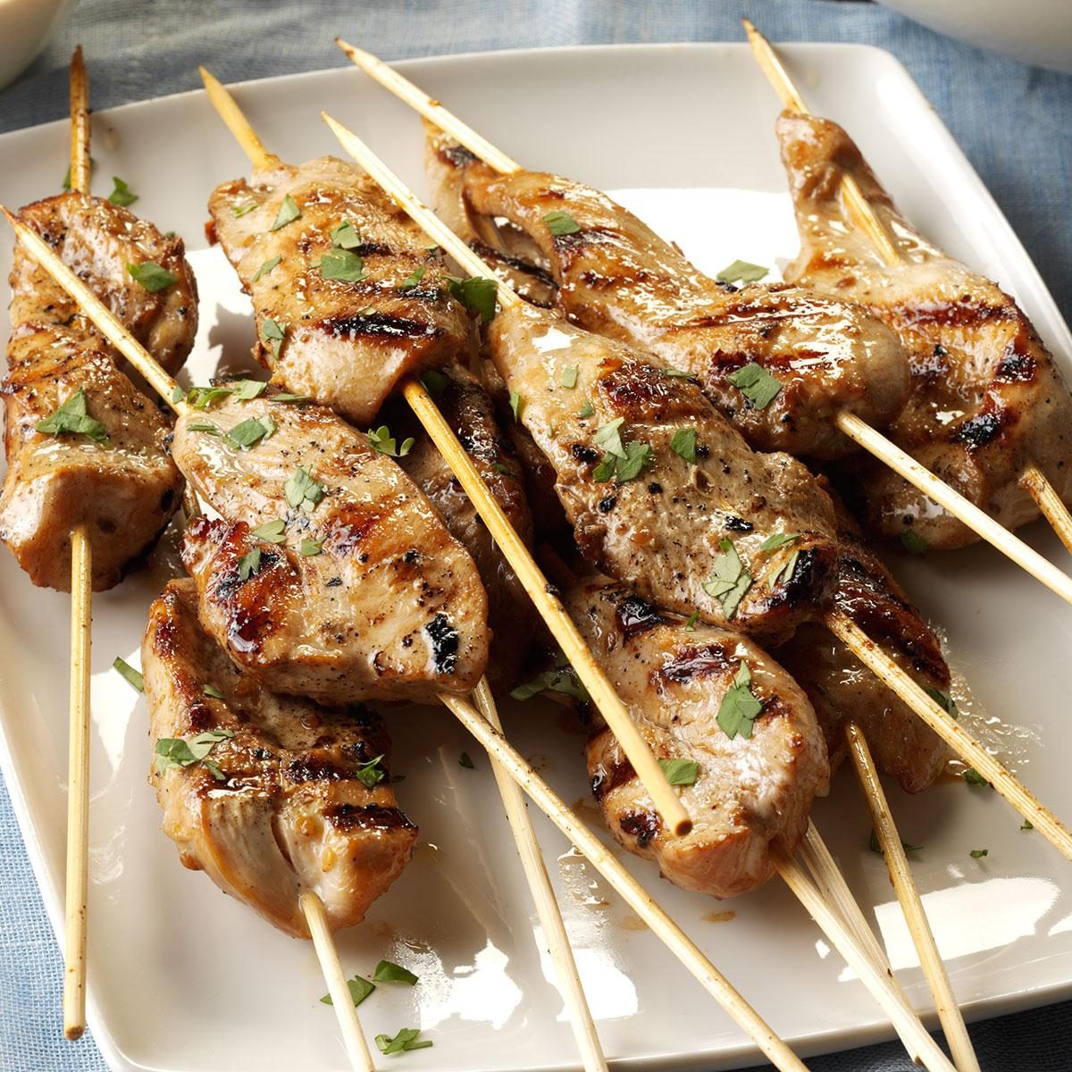 Sesame Chicken with Creamy Satay Sauce