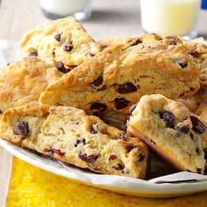 Chocolate Chip-Cranberry Scones