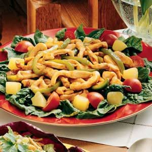 Stir-Fry Spinach Salad