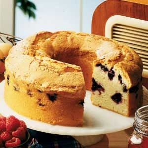Blueberry Sour Cream Pound Cake Recipe Taste Of Home