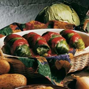 Beef Stuffed Cabbage Rolls