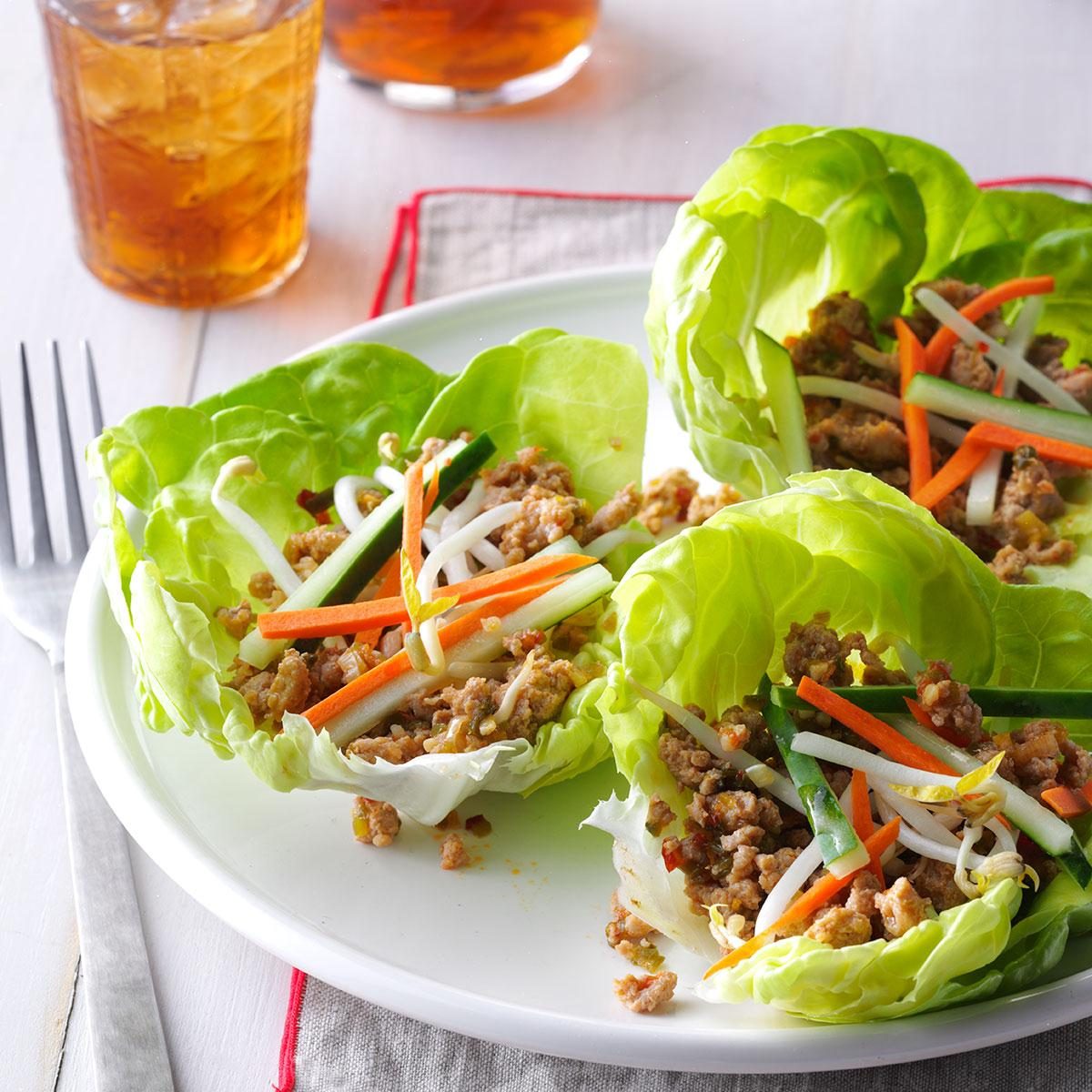 Asian-Inspired Lettuce Wraps