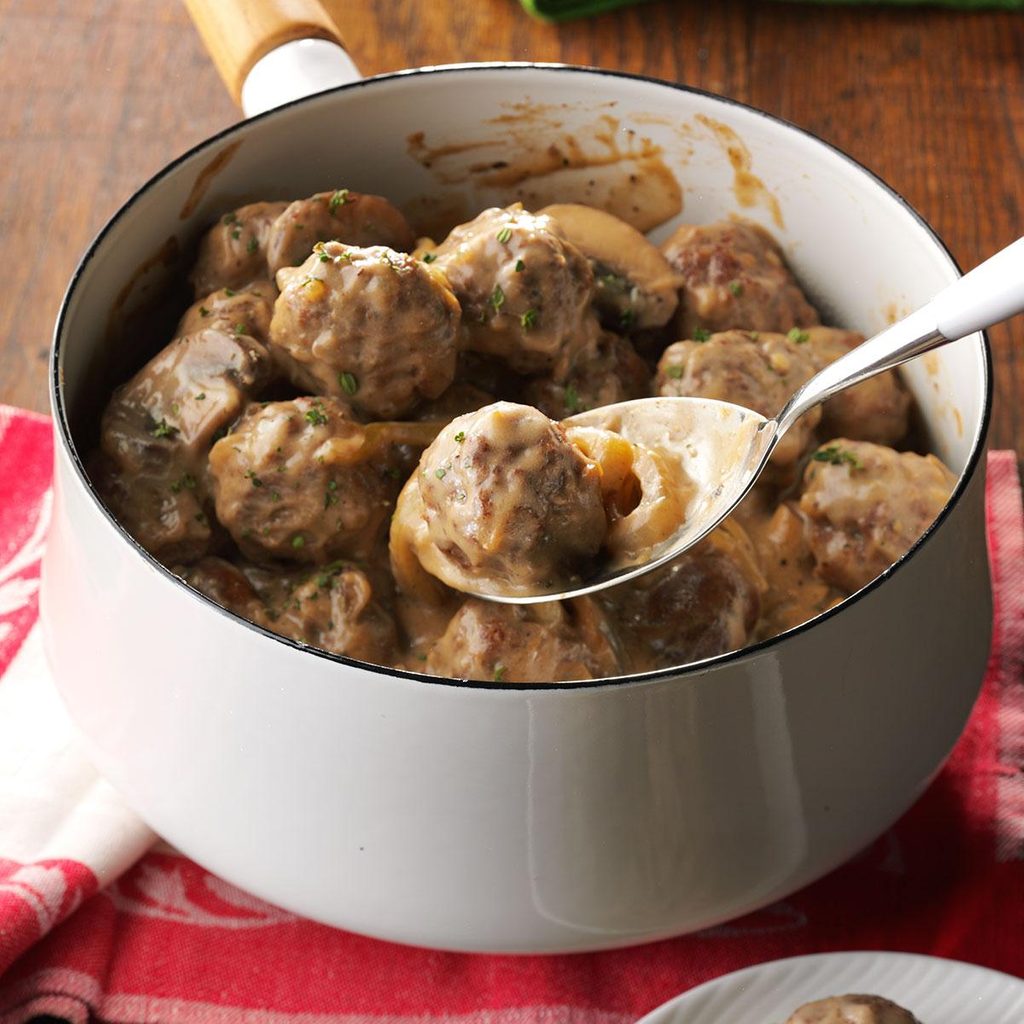 Cocktail Mushroom Meatballs