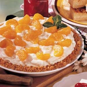 Easy Mandarin Orange Cheesecake