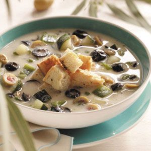 Icy Olive Soup